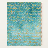 Minimalistischer Golddruck Planer (Rückseite)