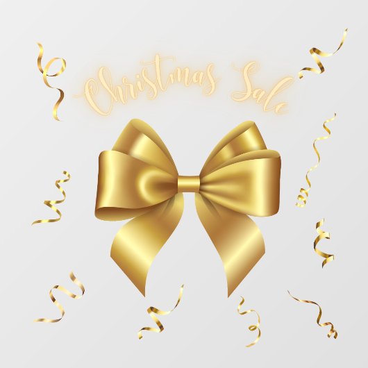 Minimalistischer Goldener Bug Fensteraufkleber (Blatt)