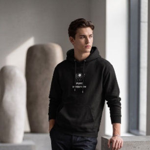 Minimalistischer Grafik-Hoodie mit reiner Absicht Hoodie