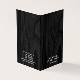 Minimalistischer grauer Holzfußboden Modernes, sti Visitenkarten