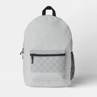 Minimalistischer grauer Punktmuster-Rucksack