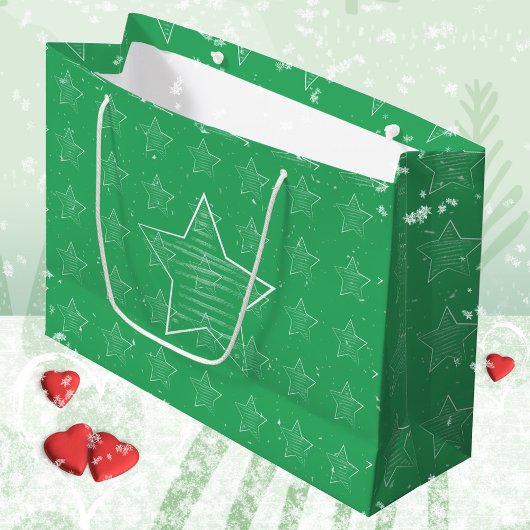 Minimalistischer 🌟 große geschenktüte