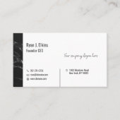 Minimalistischer Gründer CEO & Consultant-Visitenk Visitenkarte (Vorderseite)