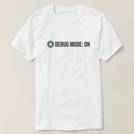 Minimalistischer Grüner Käfer Debug-Modus EIN Codi T-Shirt