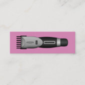 Minimalistischer Haarschneider | Barber | Hair Sty Mini Visitenkarte (Vorderseite)