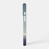 Minimalistischer Halbmondhorizont iPhone 16 Hülle (Linke Seite)