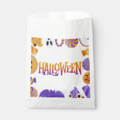 Minimalistischer Halloween-Feiertag Geschenktütchen (Vorderseite)