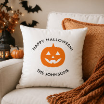 Minimalistischer Halloween-Kürbis – Personalisiert