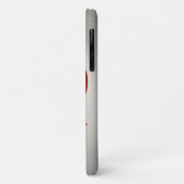 Minimalistischer Hammer und Sichel - Schwarz & Wei Case-Mate iPhone Hülle (Hinten/Links)