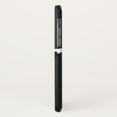 Minimalistischer Hammer und Sichel - Schwarz & Wei Case-Mate iPhone Hülle (Hinten/Links)