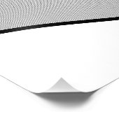 Minimalistischer Hamster Fotodruck (Ecke)