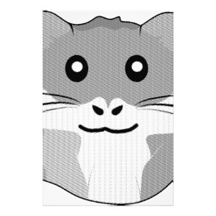 Minimalistischer Hamster Fotodruck