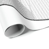Minimalistischer Hamster Geschenkpapier (Rolleneckpunkt)