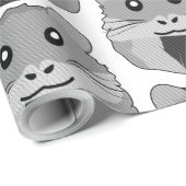 Minimalistischer Hamster Geschenkpapier (Rolleneckpunkt)