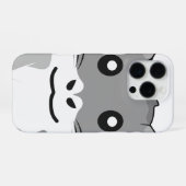 Minimalistischer Hamster iPhone Hülle (Rückseite (Horizontal))