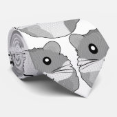 Minimalistischer Hamster Krawatte (Gerollt)