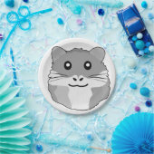 Minimalistischer Hamster Pappteller (Party)