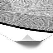 Minimalistischer Hamster Poster (Ecke)