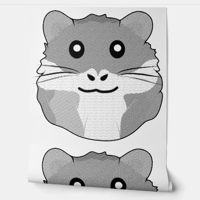 Minimalistischer Hamster Tapete (Abrollen)