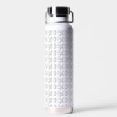 Minimalistischer Handhantelhub - Gym-Stärke Trinkflasche (Rückseite)