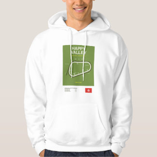 Minimalistischer Happy Valley Pferderennbahn Hoodi Hoodie