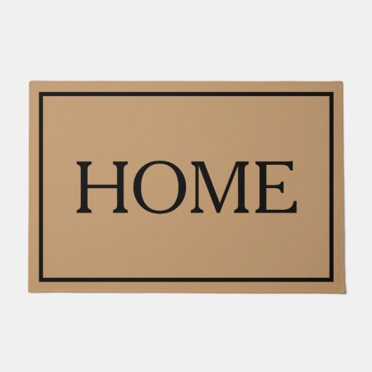 Minimalistischer Haustürmatte Fußmatte (Vorderseite)