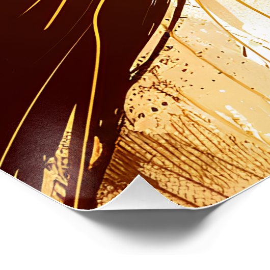 Minimalistischer Held Poster (Ecke)