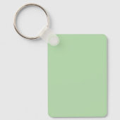Minimalistischer hellgrüner Hintergrund Schlüsselanhänger (Vorderseite)