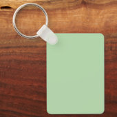 Minimalistischer hellgrüner Hintergrund Schlüsselanhänger (Vorderseite)