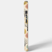 Minimalistischer Herbstbaum Muster Pastellwald Case-Mate iPhone Hülle (Rückseite / Links)