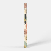 Minimalistischer Herbstbaum Muster Pastellwald Samsung Galaxy Hülle (Rechte Seite)