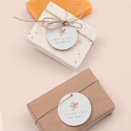 Minimalistischer Herbstleaf Vielen Dank Geschenkanhänger