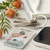 Minimalistischer, hoch entwickelter Boho Virtual A Schlüsselanhänger (Vorderseite rechts)