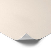 Minimalistischer Hochzeits-Sitzplan (10) Soft Latt Poster (Ecke)