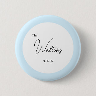 Minimalistischer Hochzeitsbutton Button