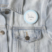 Minimalistischer Hochzeitsbutton Button (Beispiel)