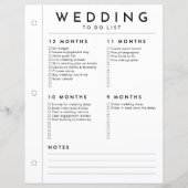 Minimalistischer Hochzeitsplaner 12 - 5-Monate-Sei (Vorderseite)