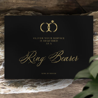Minimalistischer Hochzeitsring Träger Luxus