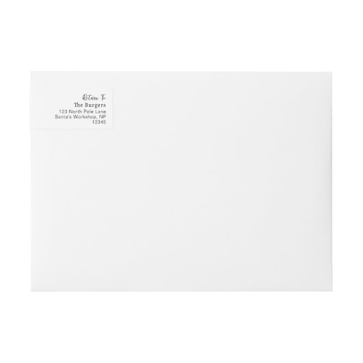 Minimalistischer Hochzeitstag Moderner Kalligraphi (Vorderseite)