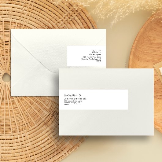 Minimalistischer Hochzeitstag Moderner Kalligraphi