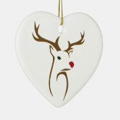 Minimalistischer Holiday Dez Line Art Keramik Ornament (Rechts)