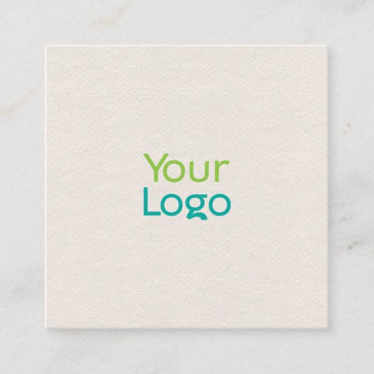 Minimalistischer Hotdog-Store Quadratische Visitenkarte (Vorderseite)