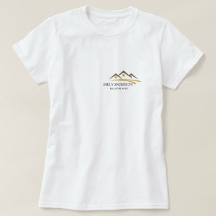 Minimalistischer Immobilienmaklerbetrieb T-Shirt