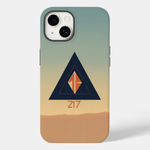 Minimalistischer Indie Rock Band Logo iPhone Case