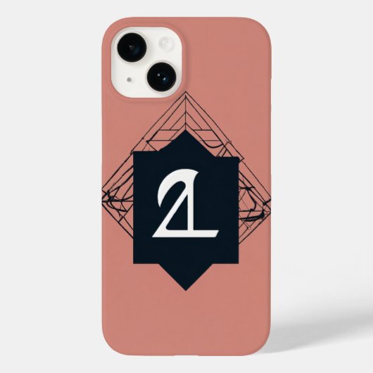Minimalistischer Indie Rock Band Logo iPhone Case (Rückseite)