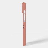 Minimalistischer Indie Rock Band Logo iPhone Case (Rückseite / Links)
