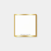 Minimalistischer Individuelle Name Beruflich Moder Post-it Klebezettel (Vorderseite)