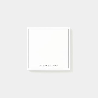 Minimalistischer Individuelle Name Beruflich Post-it Klebezettel