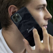 Minimalistischer Individuelle Name für Black Crump Case-Mate iPhone Hülle