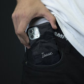 Minimalistischer Individuelle Name für Black Crump Case-Mate iPhone Hülle